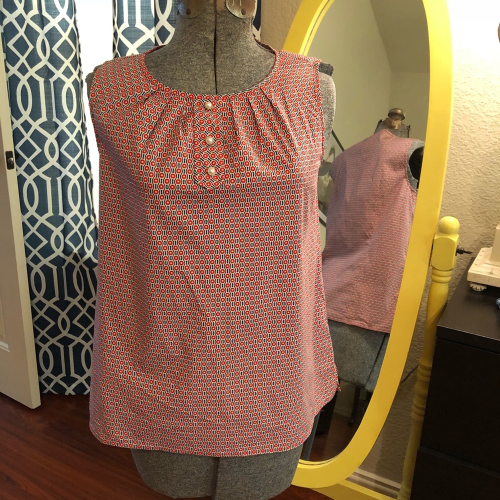Talbots Sleeveless Blouse